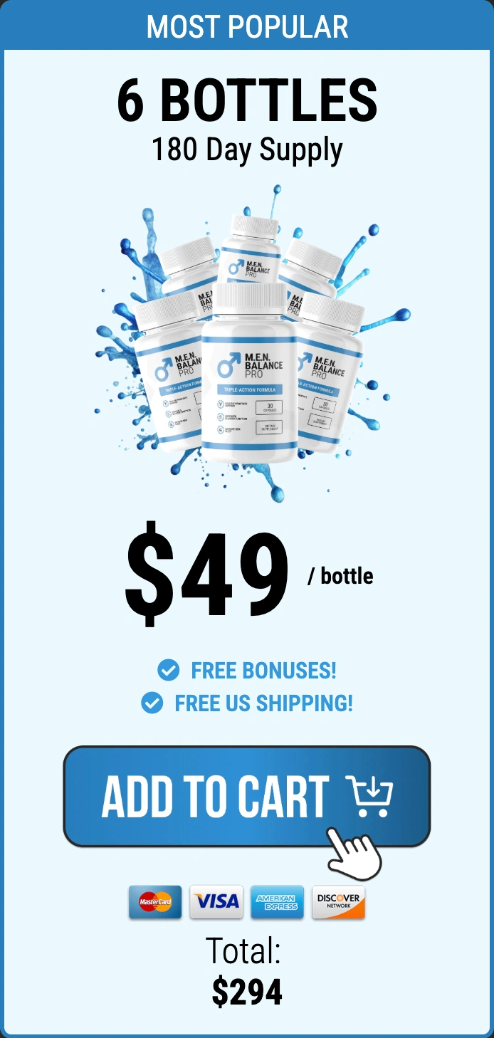 Men Balance Pro Buy Six Bottles