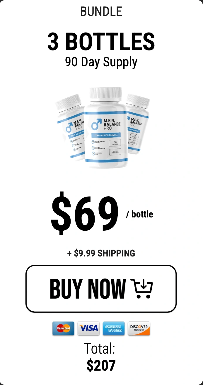 Men Balance Pro Buy Three Bottles